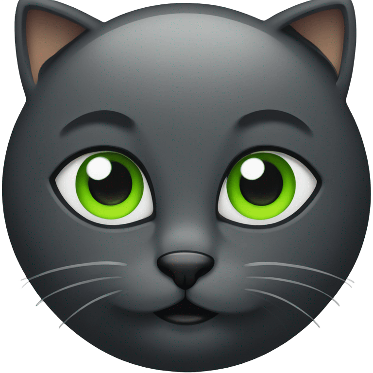 Mostly black cat emoji