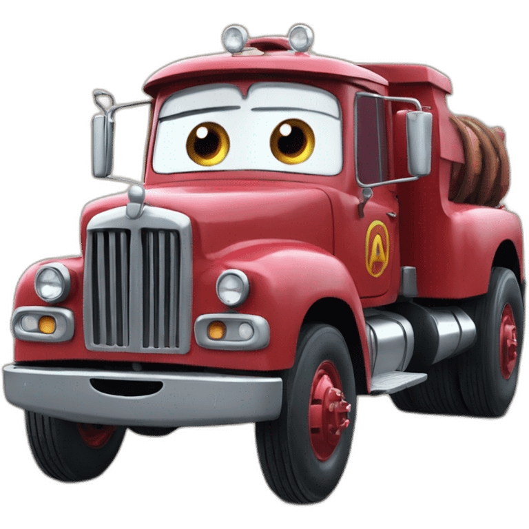 Pixar car MACK  emoji