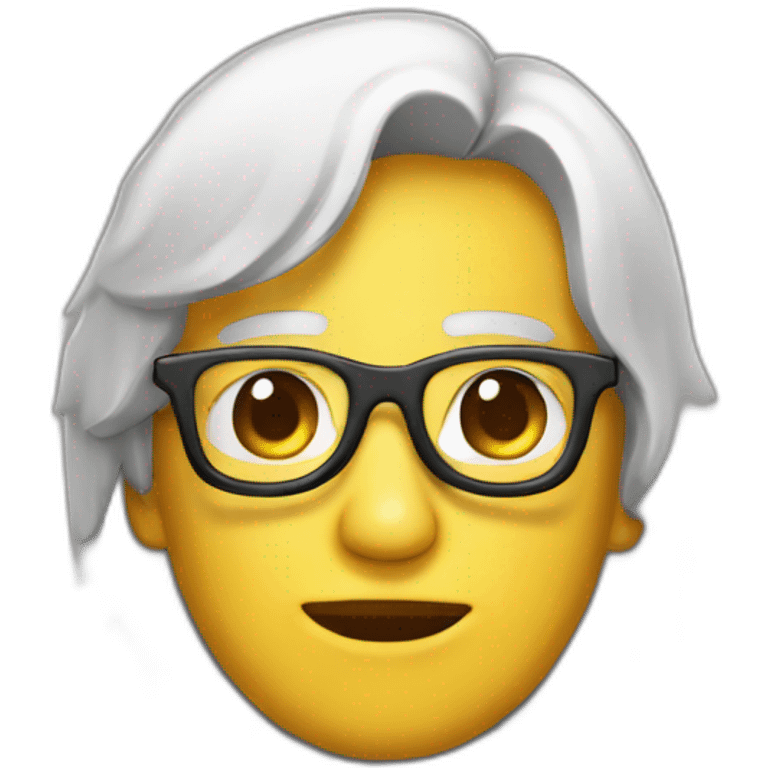 Lentes fisuradas emoji