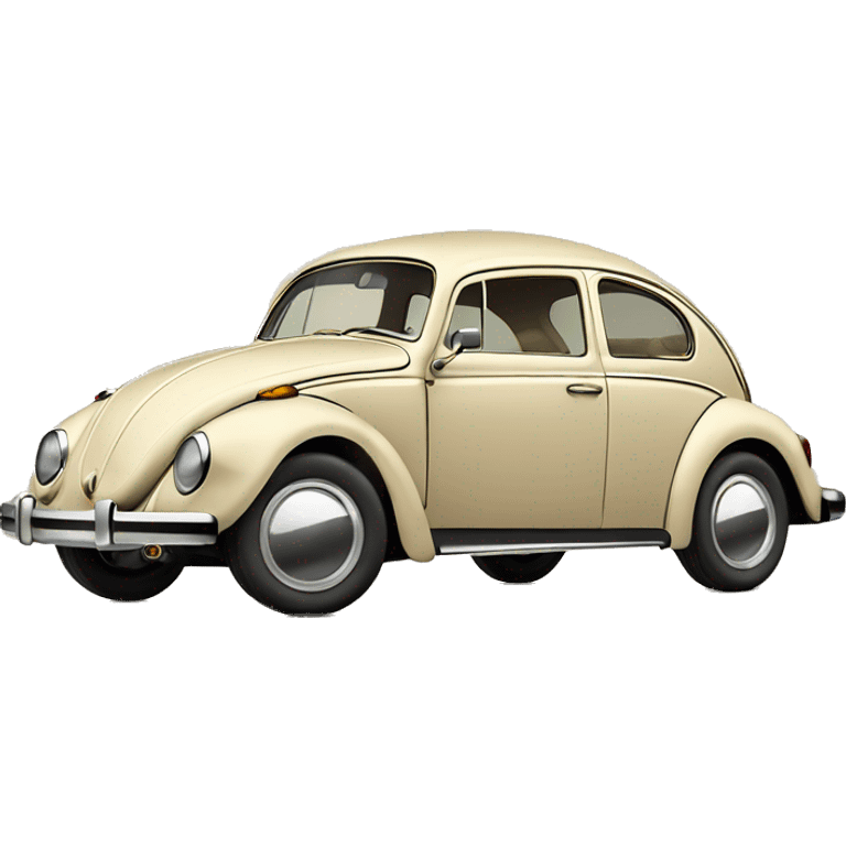 VW-beetle-vintage-beige emoji