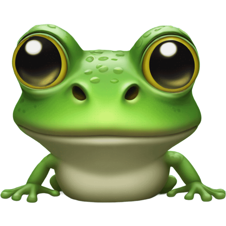 frog look up emoji