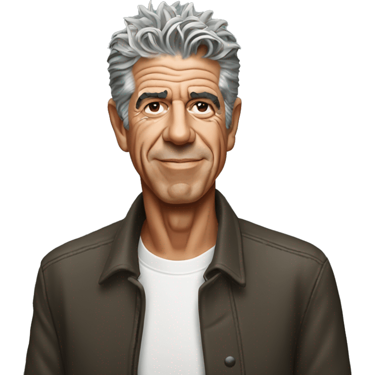 Anthony Bourdain being cool emoji