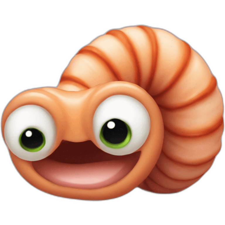 bayon worm cute baby emoji