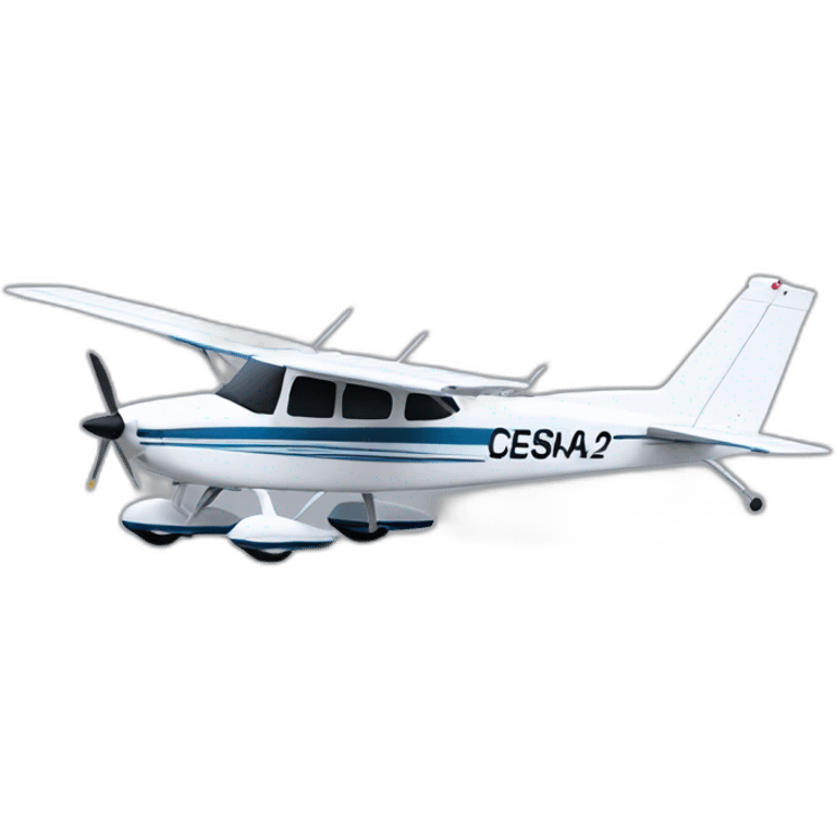 cessna 172 with wheels emoji