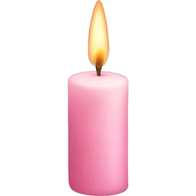 light pink candle emoji