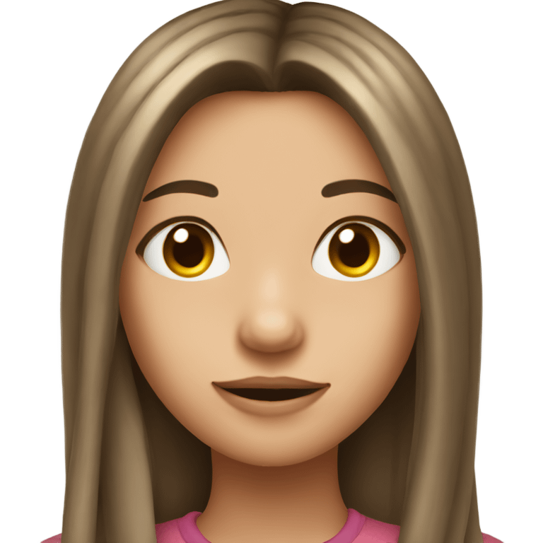 Girl woth long hair emoji