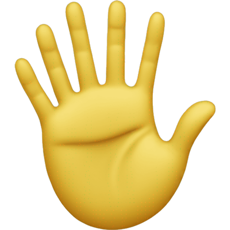 A yellow emoji face with a hand off to the side with the motion hand it over  emoji