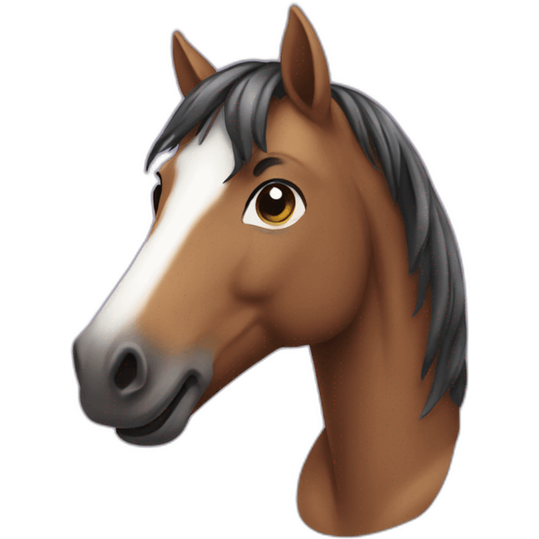 horse smiling emoji