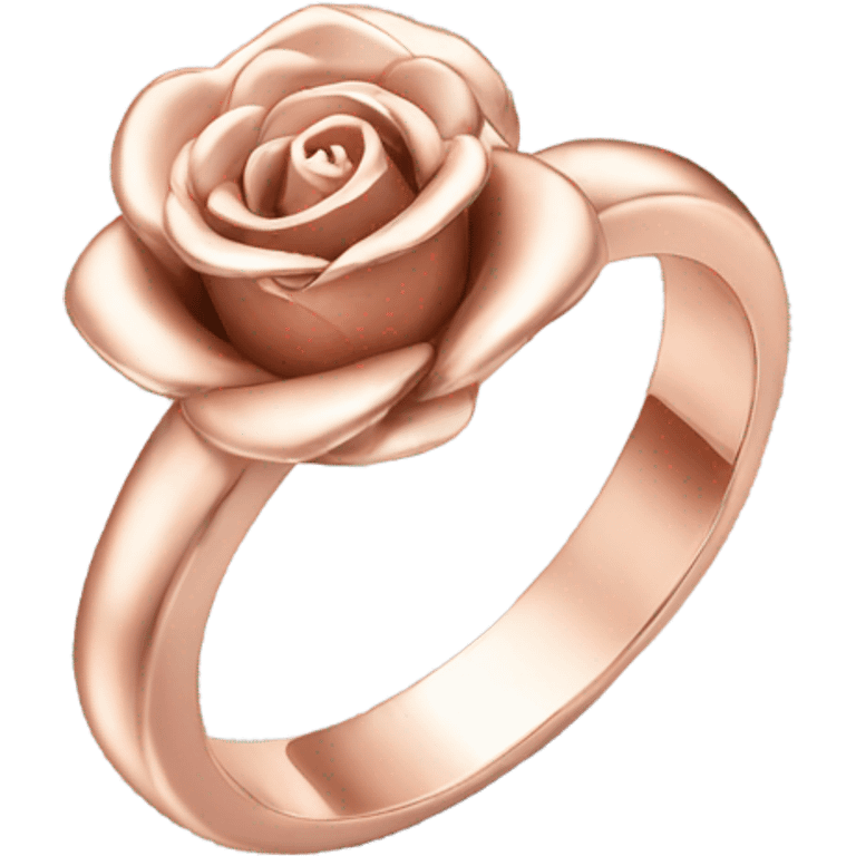 rose gold ring emoji