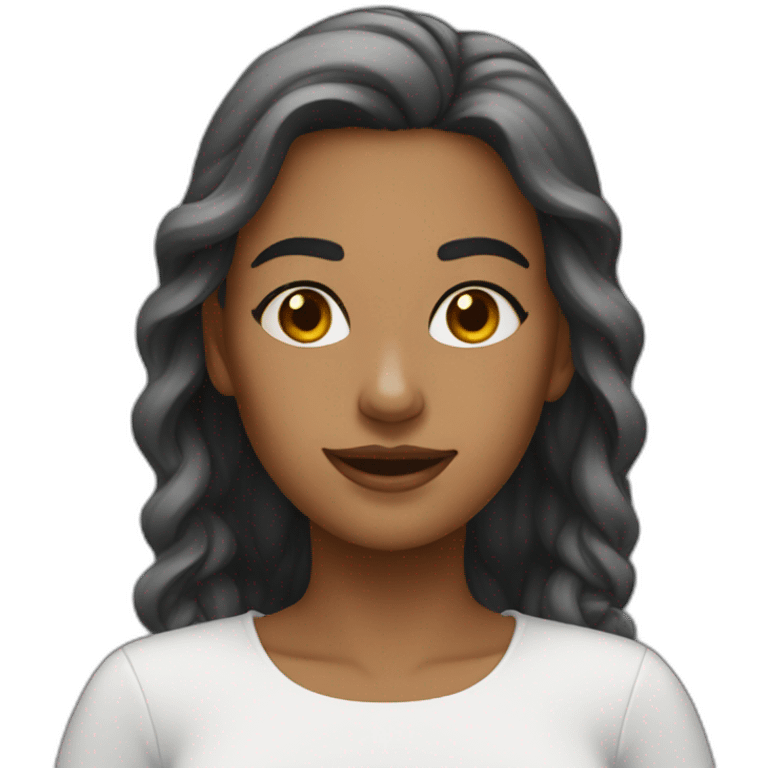 mulher e dálmata emoji