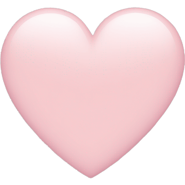 Light pink heart emoji