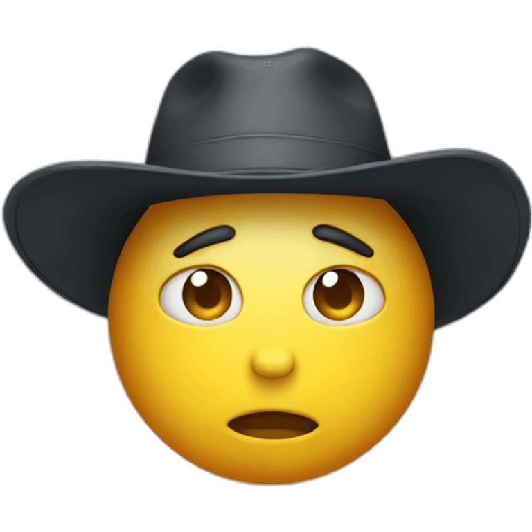 Missing hat question emoji