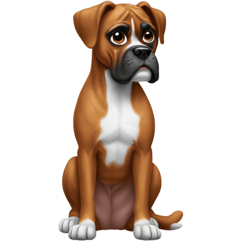 Boxer dog emoji