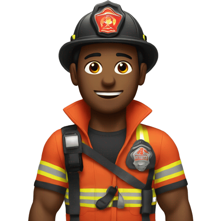 Fireman, gym emoji