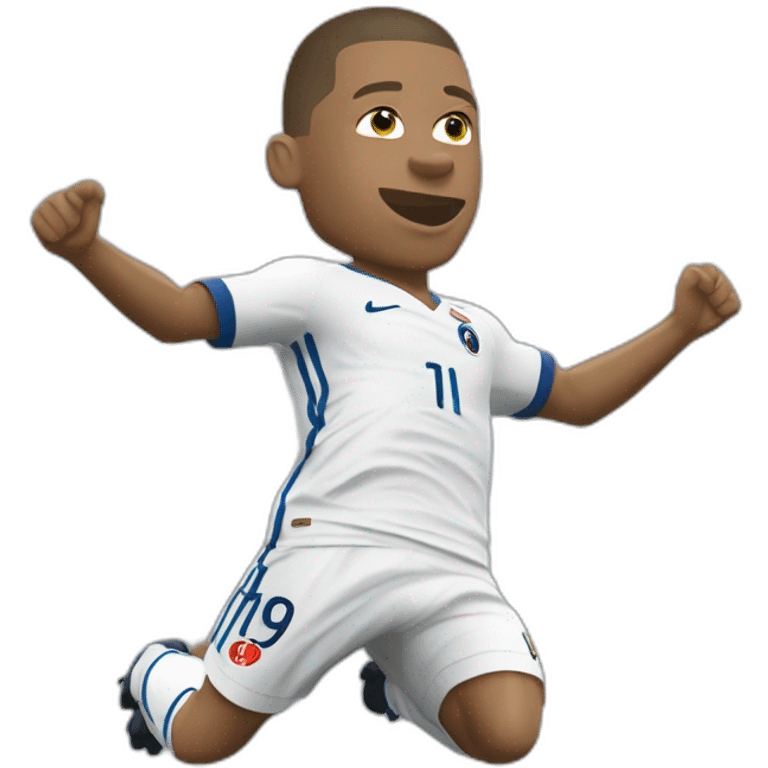 mbappé scoring emoji