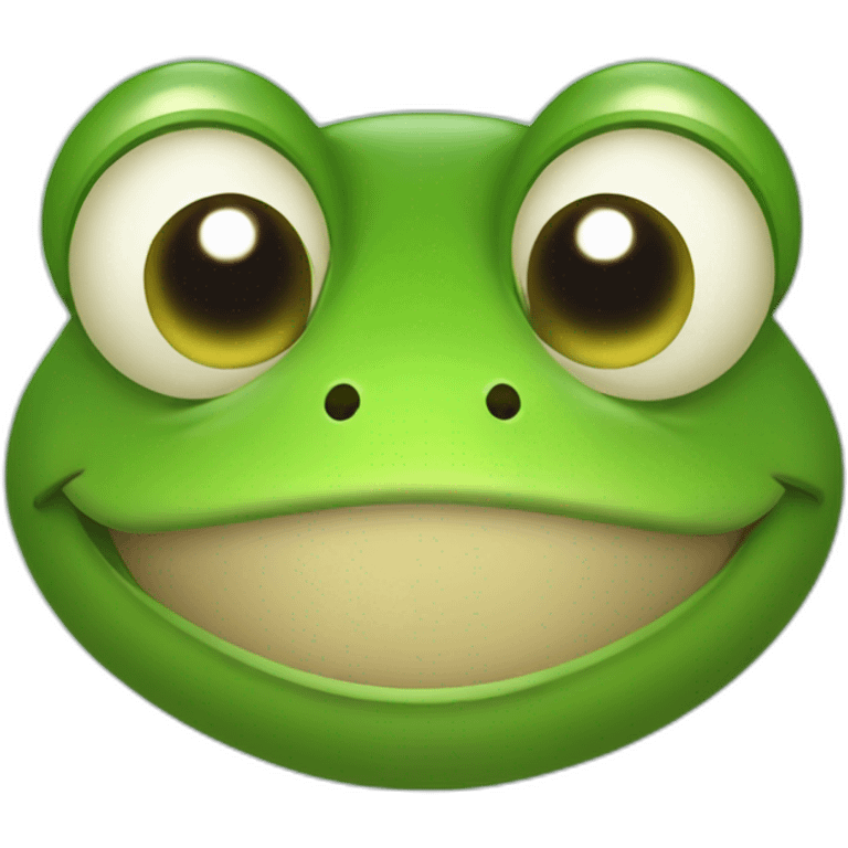 frog smiling face emoji