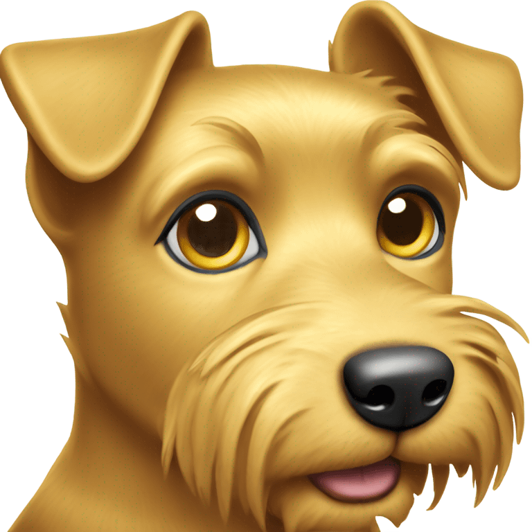 skinny little golden terrier dog  emoji