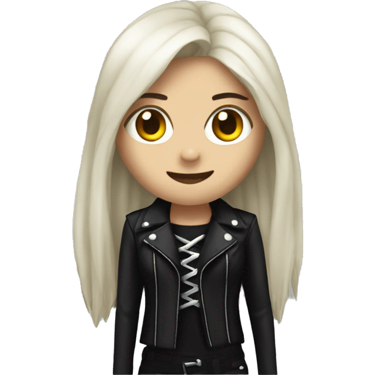 goth metallica girl celebrating birthday  emoji