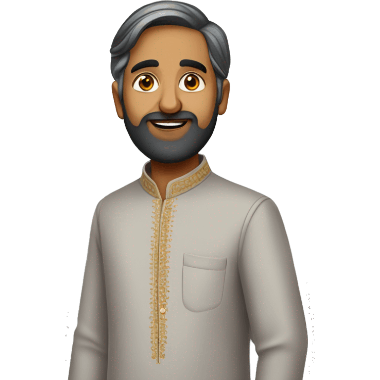 An Indian politician handsome wearing a kurta pajama emoji