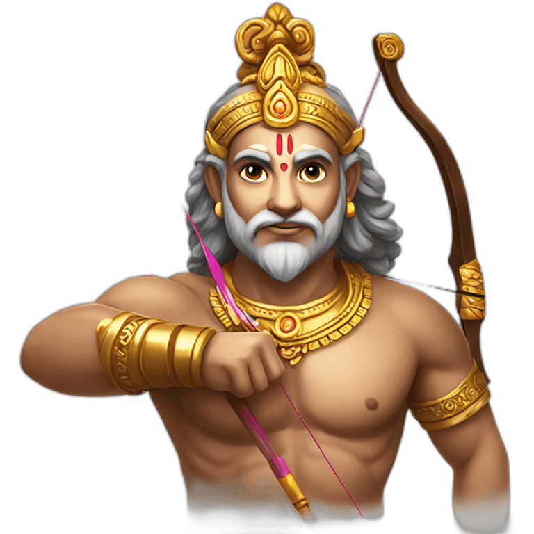 Shri ram ji with bow and arrow emoji