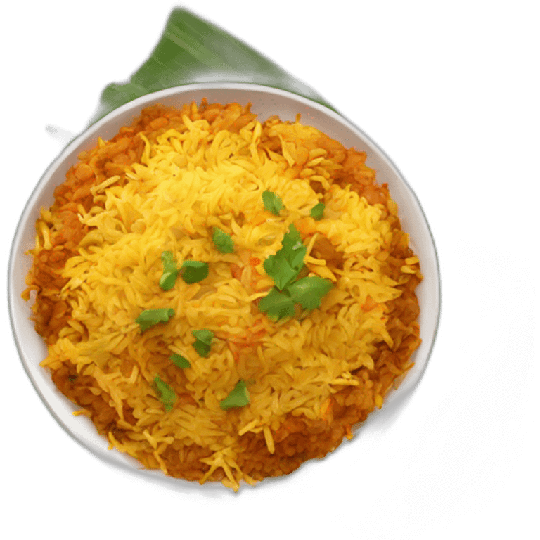 Biryani plate emoji