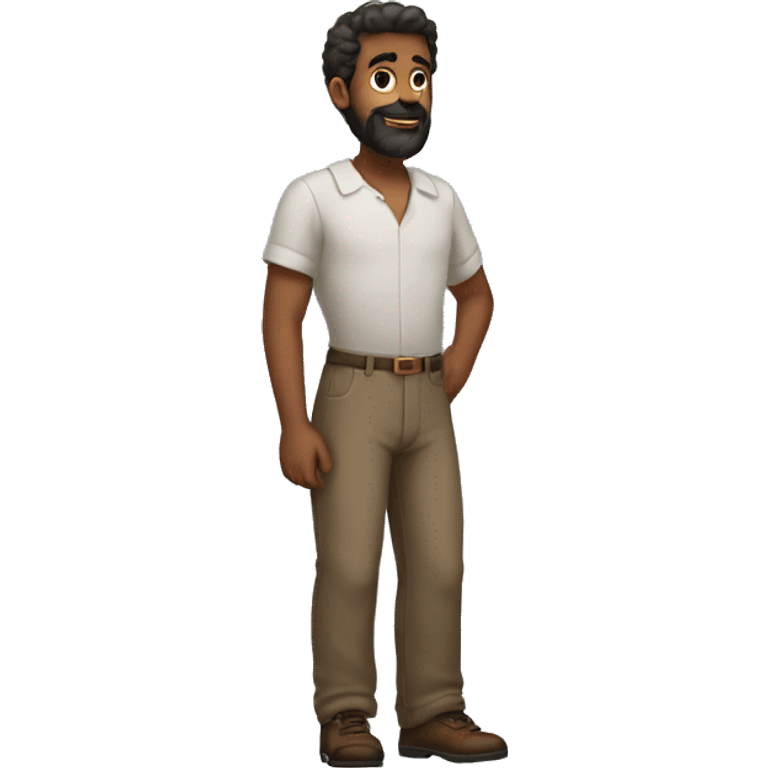 Abraham standing emoji