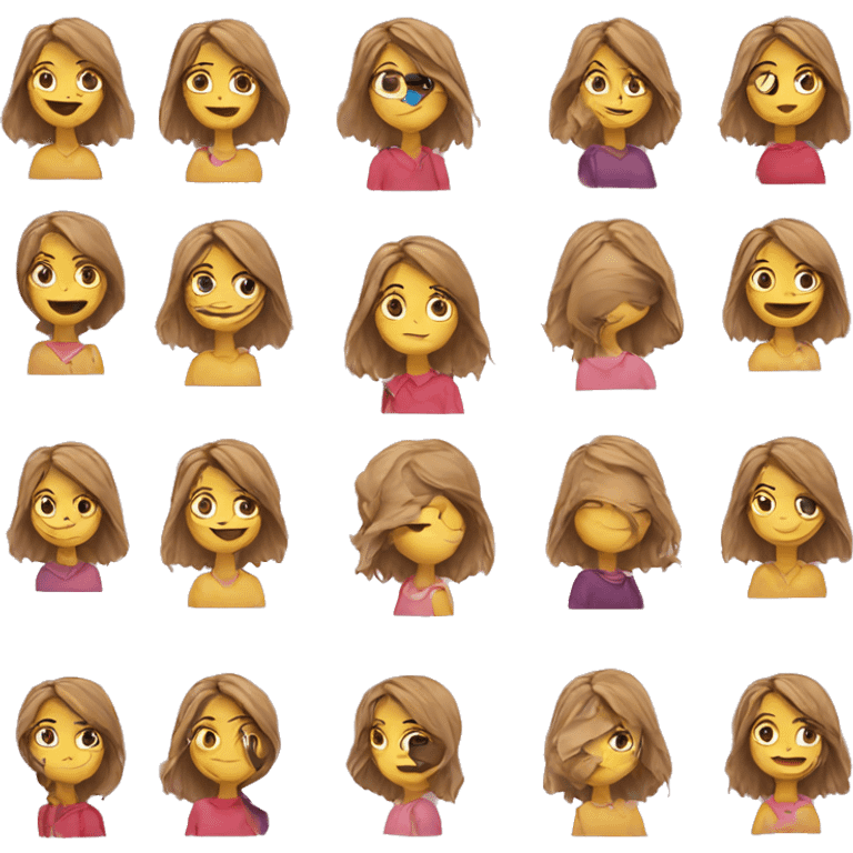 Girl decor emoji