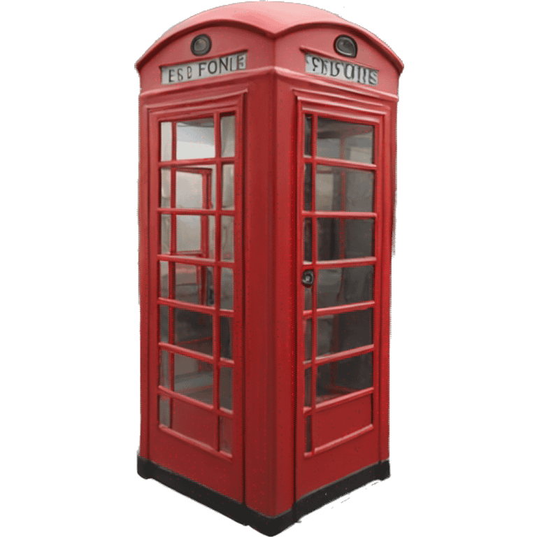 London phone booth  emoji