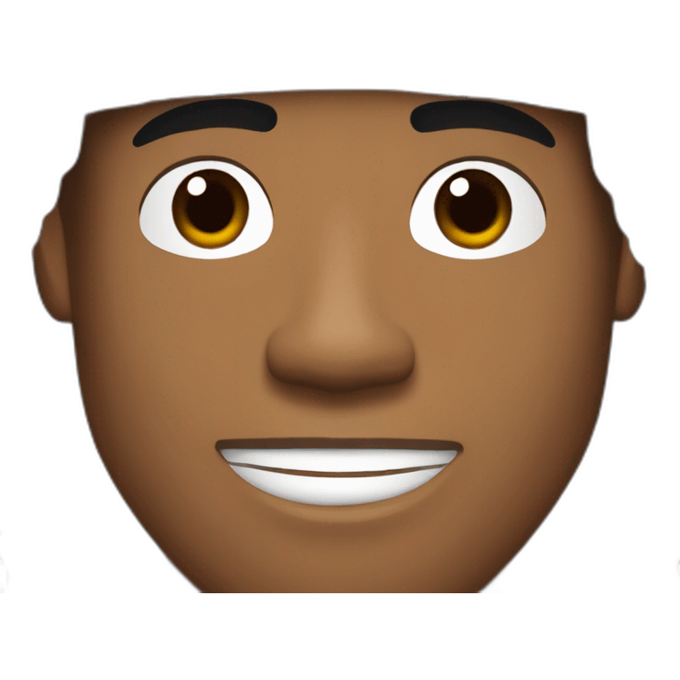 Ronaldinho Face with jersey of Football Club Barcelona emoji