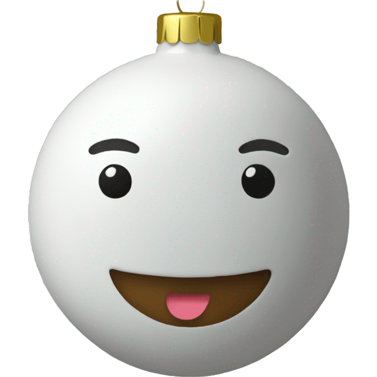 Christmas ornament emoji