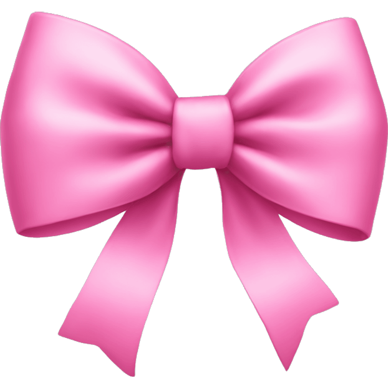 Pink bow emoji