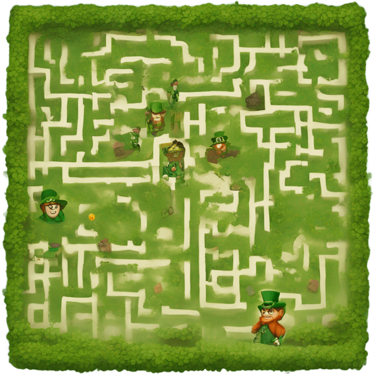 Leprechaun Maze Adventure: The Start of an Epic Quest. emoji