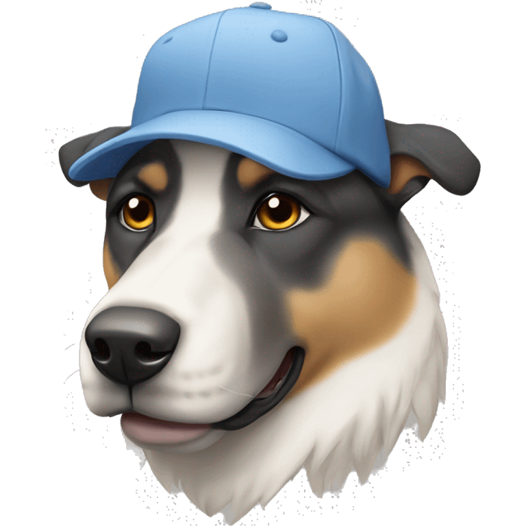 Central Asian shepherd in a cap emoji