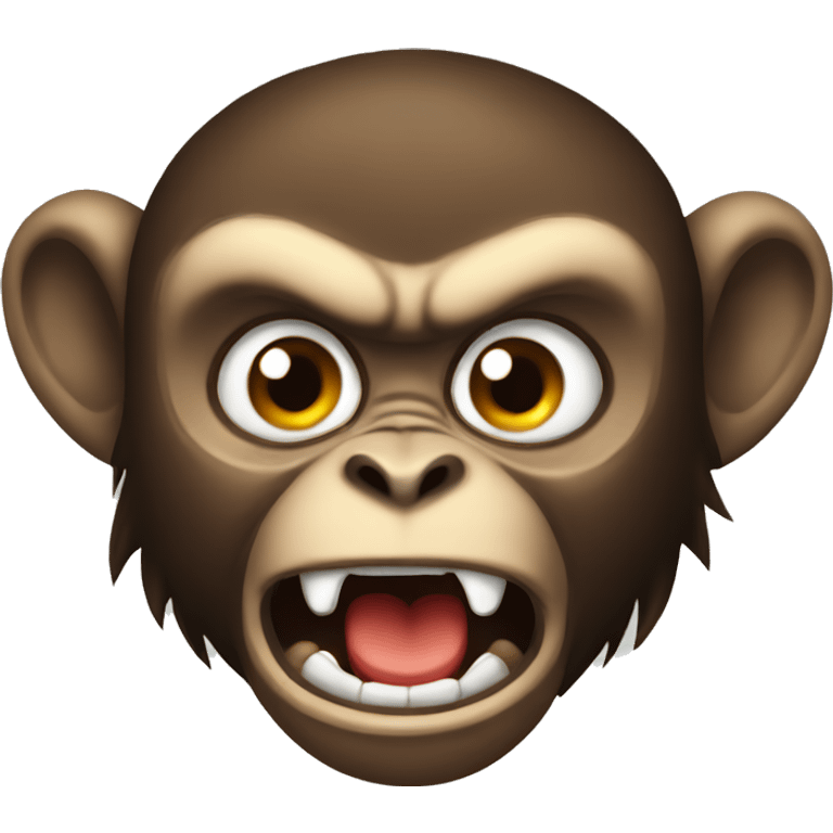 Angry monkey emoji