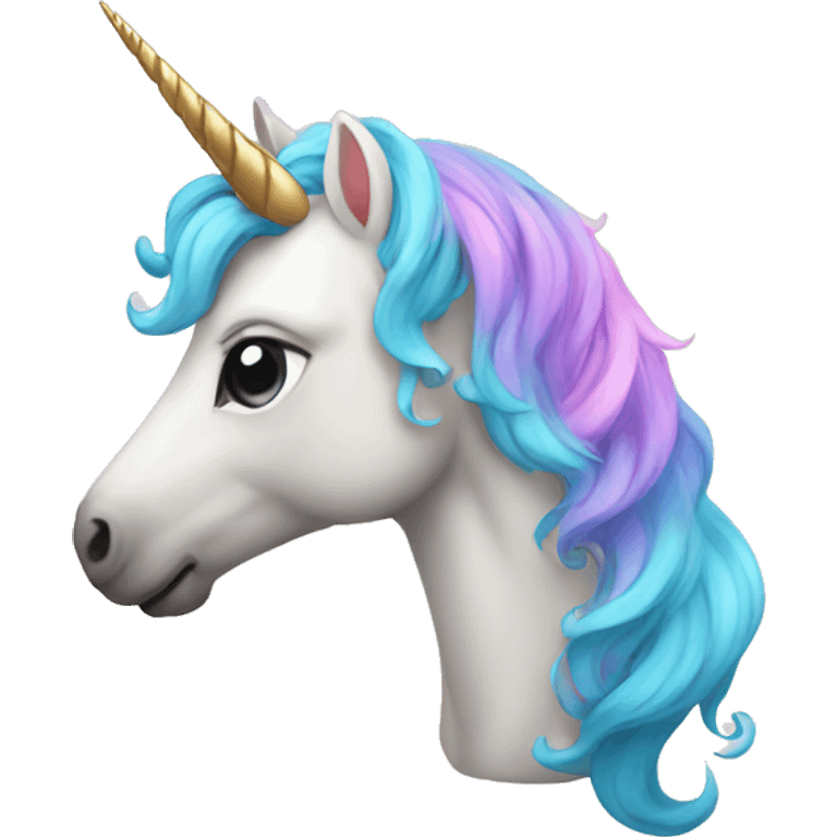 unicorn with emoji