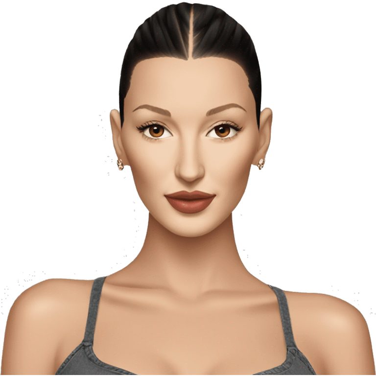 bella hadid  emoji