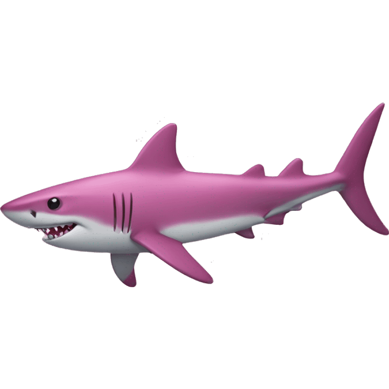 pink shark emoji