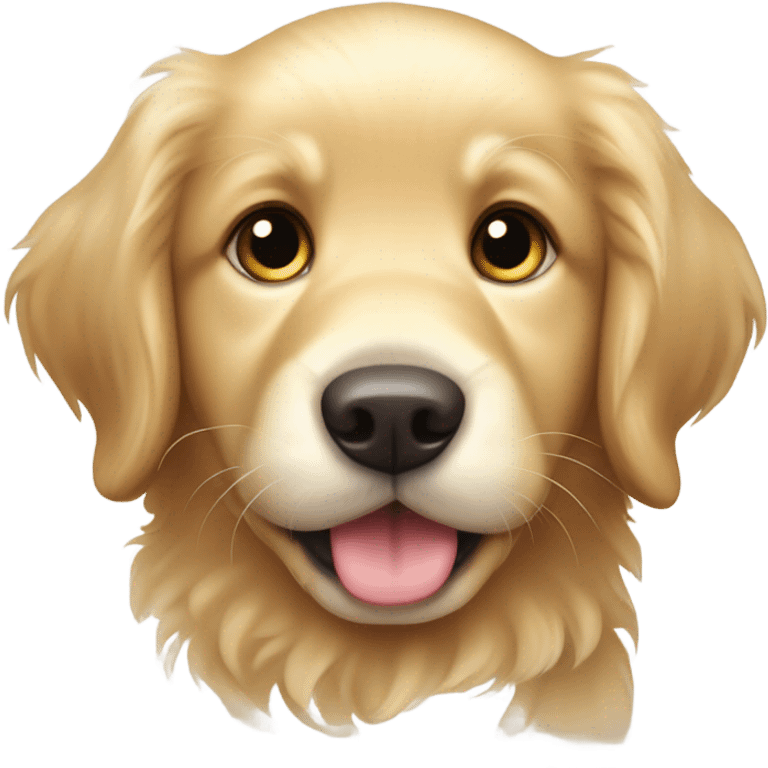 Golden retriever cute emoji