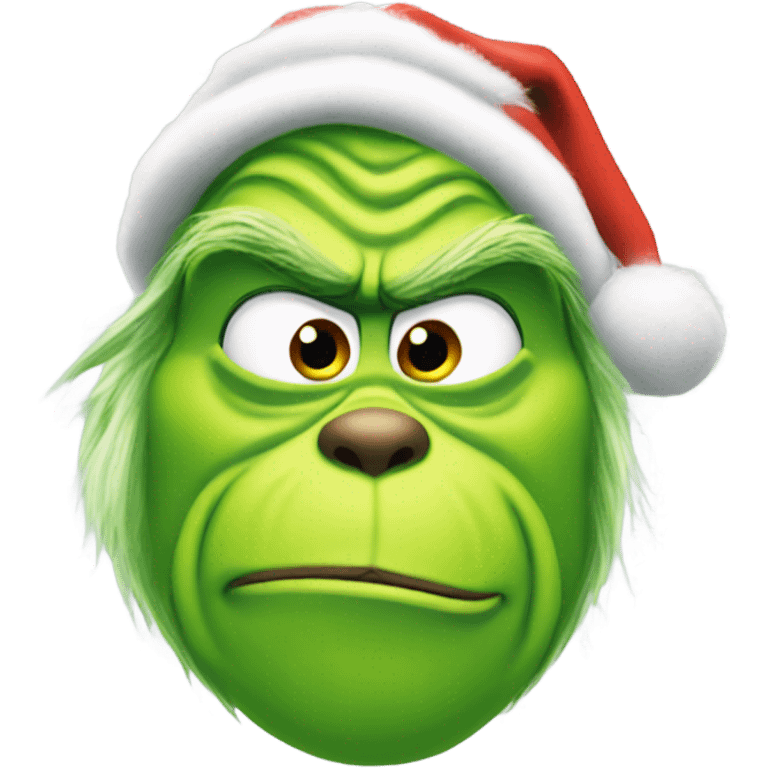 grinch wearing airpods emoji