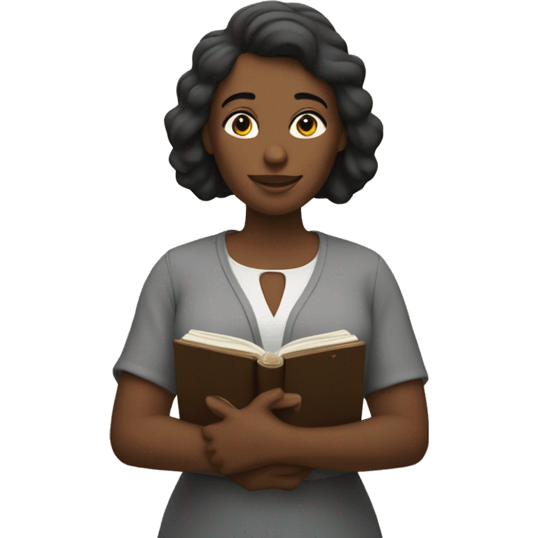 Woman with a Bible emoji