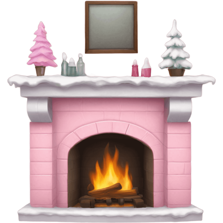 Winter Pink FirePlace emoji