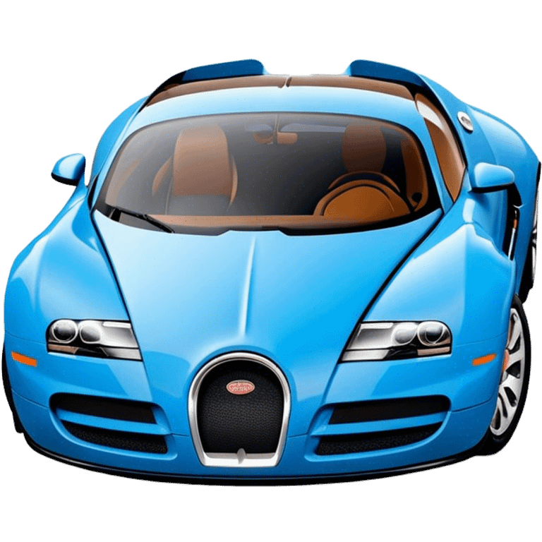 Bugatti Veyron - Bugatti (Model Year: 2020) (Iconic colour: Blue) emoji