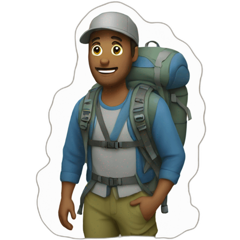 Hiker emoji