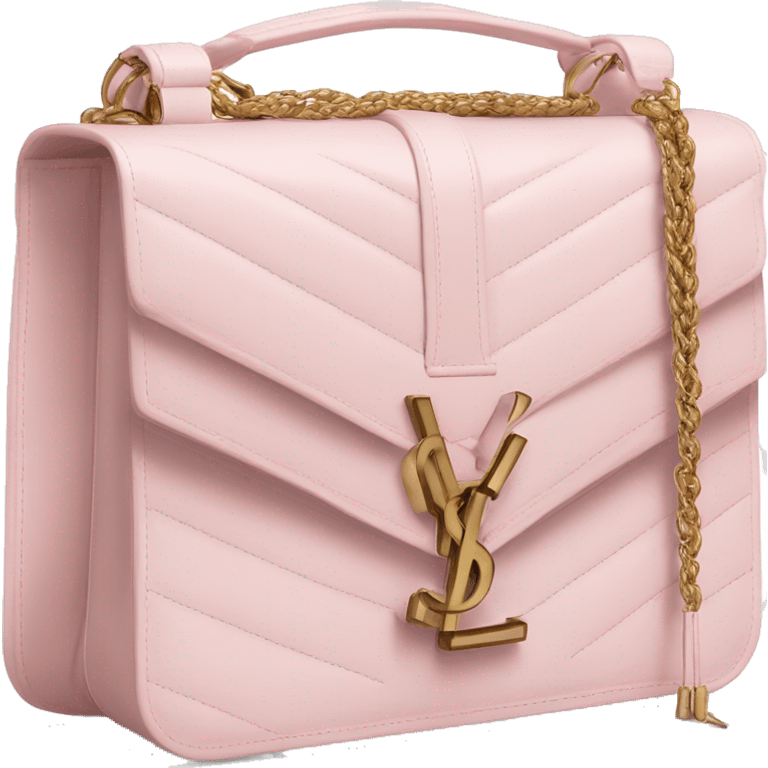 Pastel pink YSL bag emoji