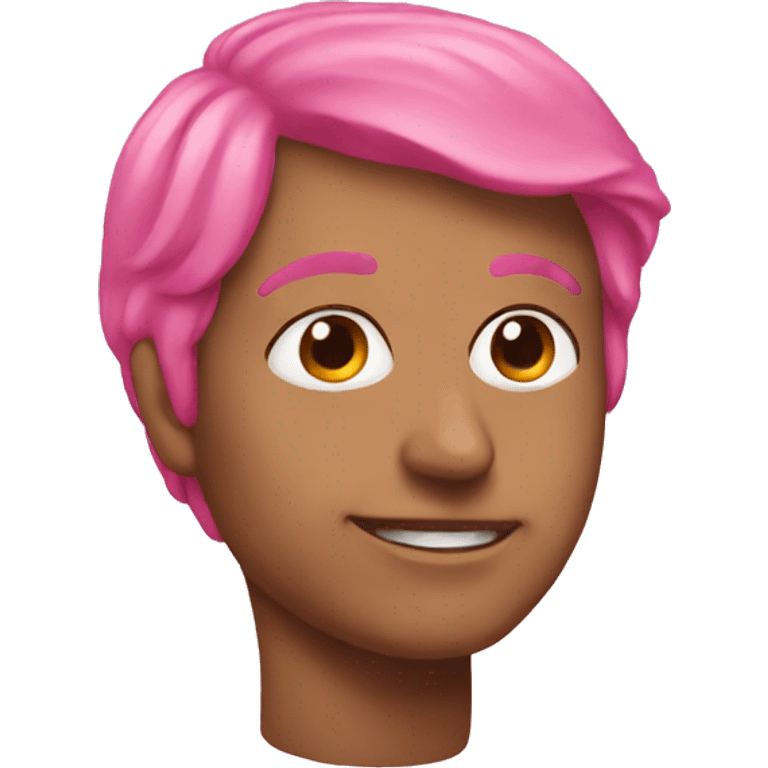 Pink painting emoji