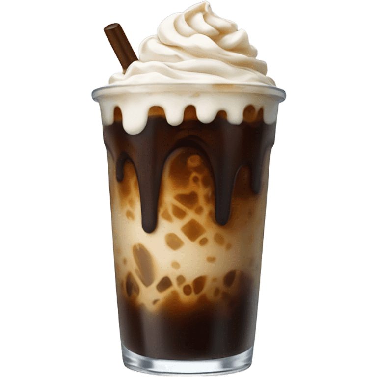 Ice coffee emoji