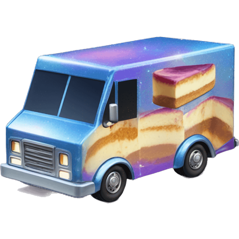 Blueberry Cheesecake holographic hot wheel food truck emoji