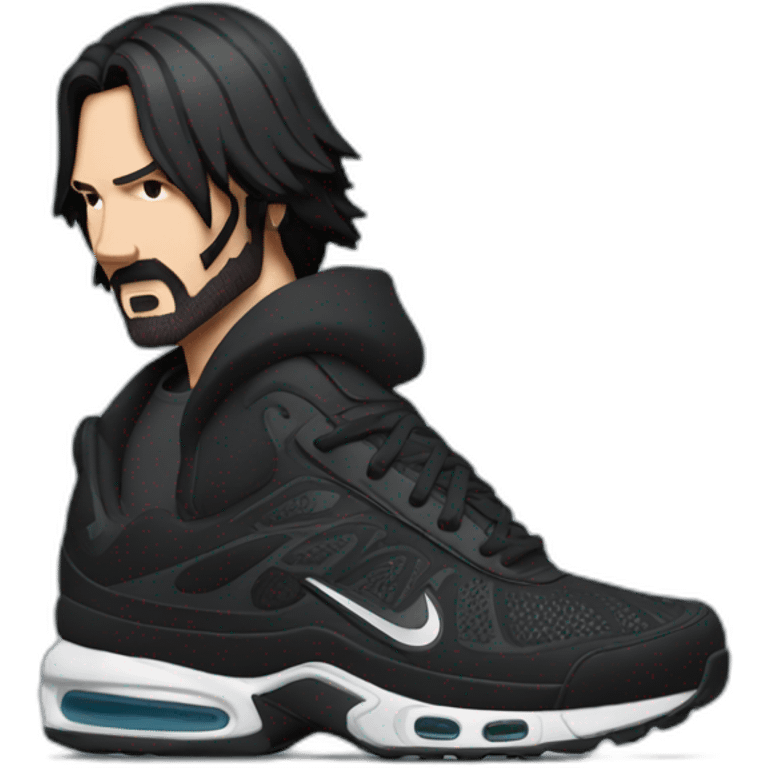 john wick wearing nike tn emoji