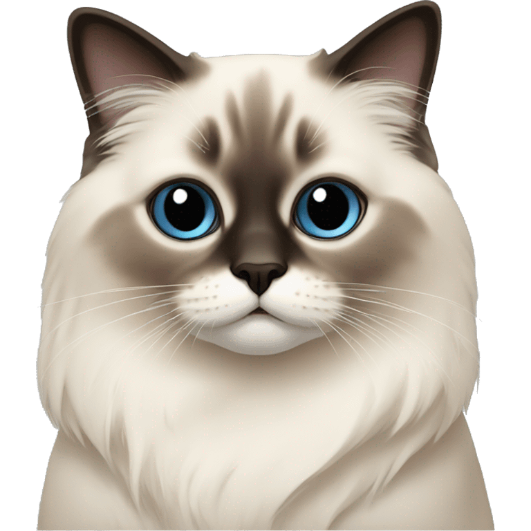 Birman cat emoji