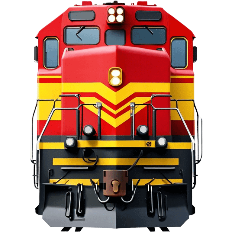 Diesel Locomotive - EMD SD70 (Model Year: 2021) (Iconic colour: Red and yellow) emoji